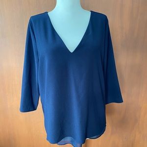 Blue c&e top
